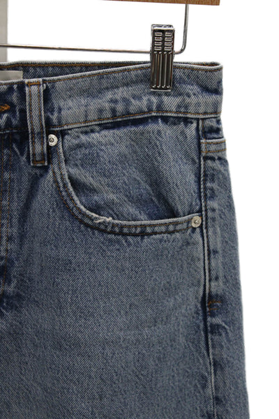 Frame Women Tapered Jeans Blue Cotton High Rise Inseam 31 Size 24