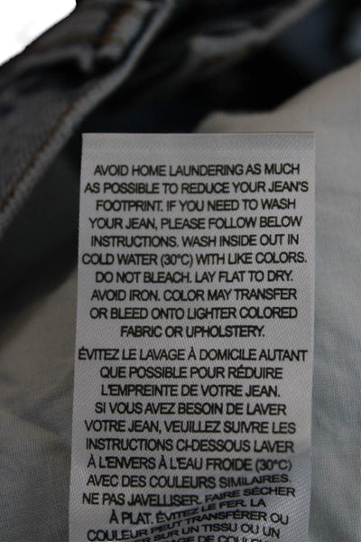 Frame Women Tapered Jeans Blue Cotton High Rise Inseam 31 Size 24