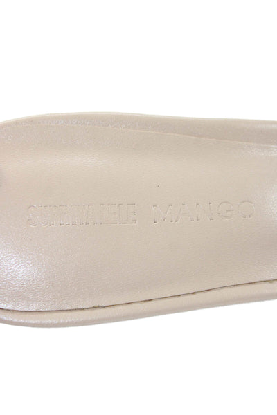 Mango Womens Translucent Slide On Sandals Clear Size 40 10