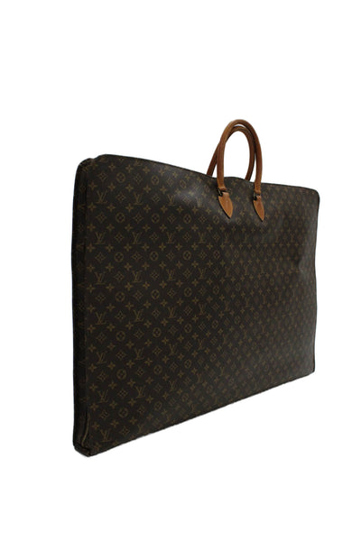 Louis Vuitton Unisex Adults Monogram Coated Canvas Portfolio Handbag Brown