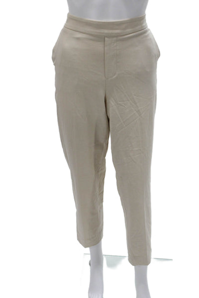 Banana Republic Women Ankle Pants Beige Size 4