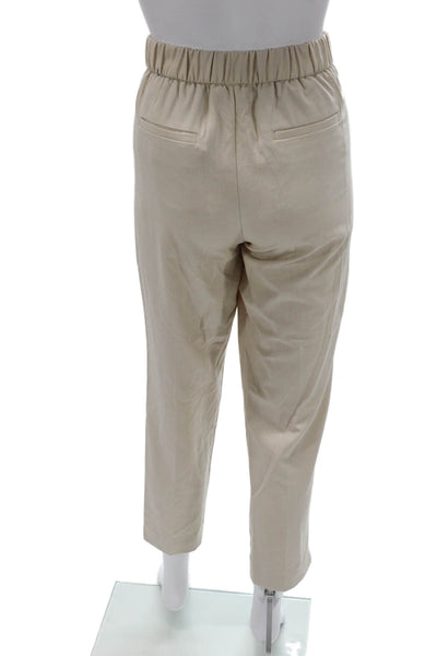Banana Republic Women Ankle Pants Beige Size 4