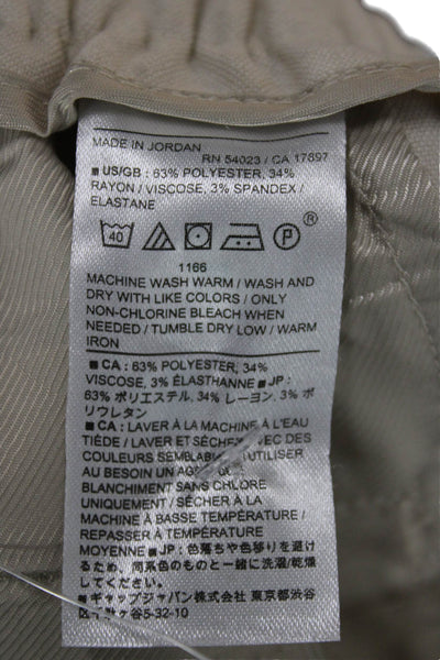 Banana Republic Women Ankle Pants Beige Size 4
