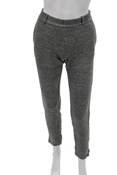 Theory Women Dress Pants Gray Viscose Zip Inseam 28 Size 6