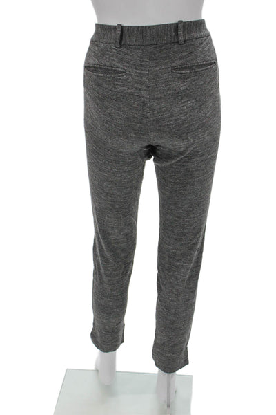 Theory Women Dress Pants Gray Viscose Zip Inseam 28 Size 6