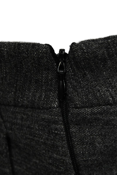 Theory Women Dress Pants Gray Viscose Zip Inseam 28 Size 6