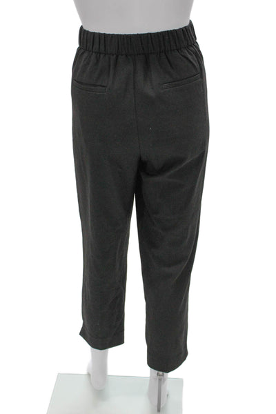 Banana Republic Womens Ankle Pants Gray Polyester Size 6