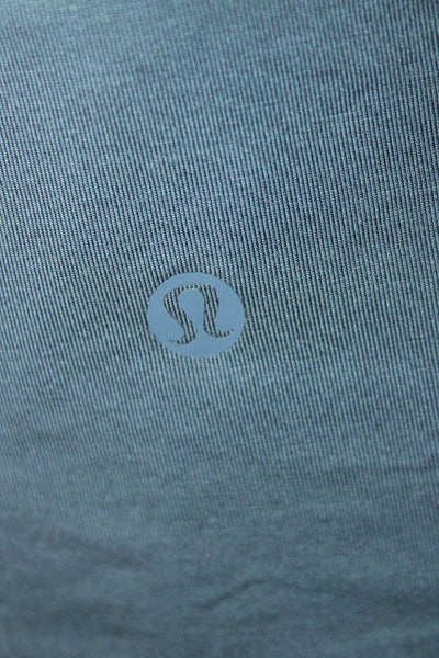 Lululemon Mens Blue Cotton Basic Crew Neck Short Sleeve T-Shirt Size L