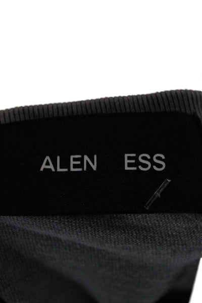Talentless Unisex Basic Cotton Crew Neck Short Sleeve T-Shirt Gray Size L