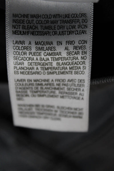 Mother Womens Skinny Jeans Gray Cotton High Rise Button Size 26