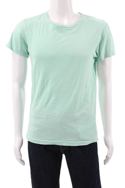 Double RL Ralph Lauren Mens Basic Green Cotton Crew Neck T-Shirt Size S