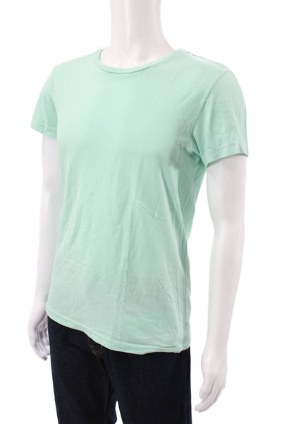 Double RL Ralph Lauren Mens Basic Green Cotton Crew Neck T-Shirt Size S