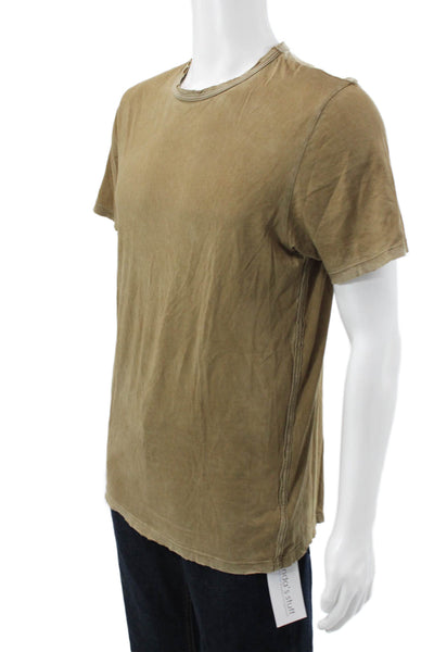 Cotton Citizen Mens Brown Basic Cotton Crew Neck T-Shirt Size M