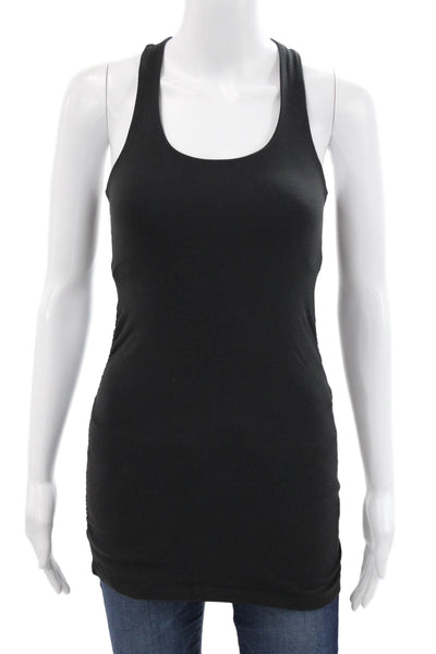 Beyond the Bump Womens Maternity Basic Tank Black Scoop Neck Sleeveless Size XS