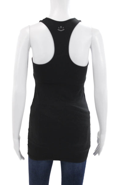 Beyond the Bump Womens Maternity Basic Tank Black Scoop Neck Sleeveless Size XS