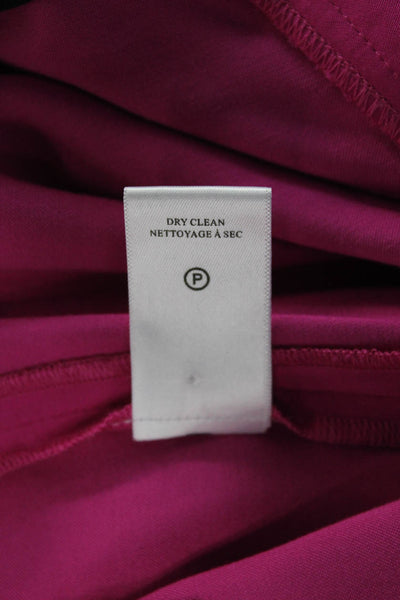A.L.C. Womens Dress Pants Pink Viscose Zip Inseam 30 Size 0