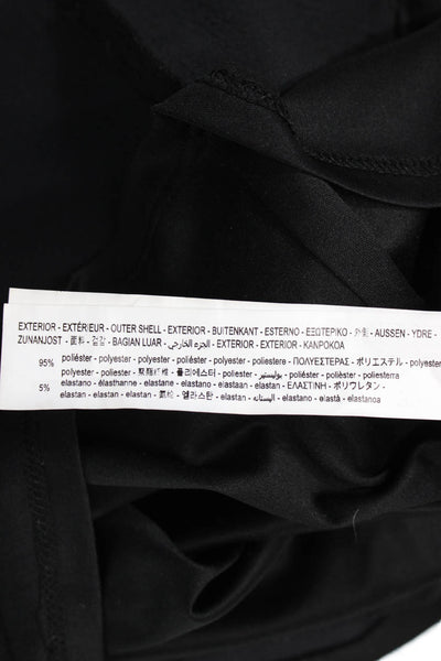 Zara Women Sheath Black Strapless Zip Polyester Dress Size M