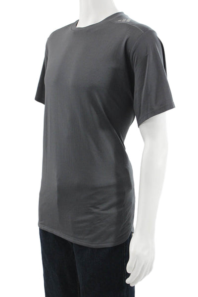 Nike Mens Gray Basic Polyester Crew Neck Short Sleeve T-Shirt Size XL