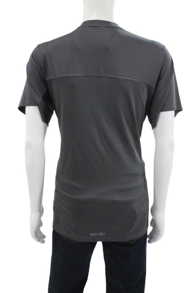 Nike Mens Gray Basic Polyester Crew Neck Short Sleeve T-Shirt Size XL