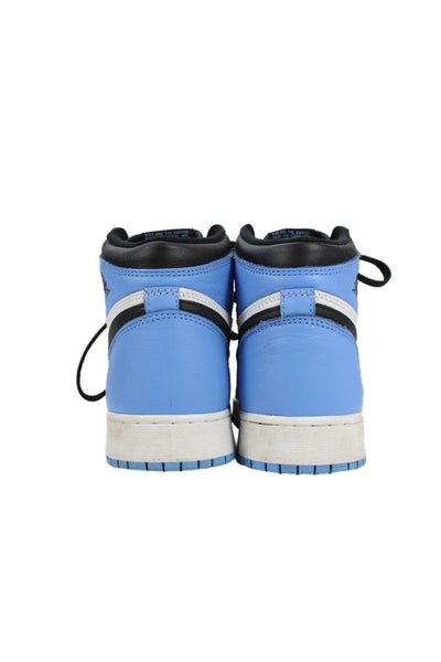 Nike Boys Leather Two-Toned High Top Sneakers Blue Size 7Y