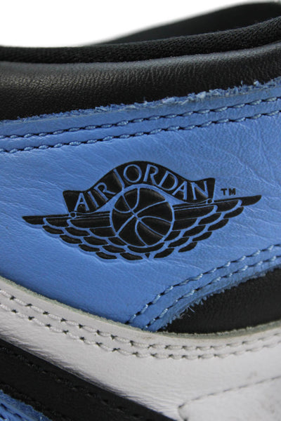 Nike Boys Leather Two-Toned High Top Sneakers Blue Size 7Y