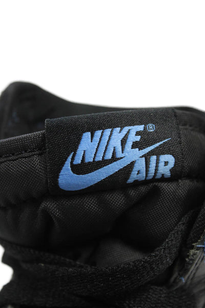 Nike Boys Leather Two-Toned High Top Sneakers Blue Size 7Y
