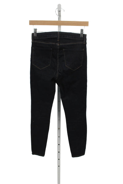 L'Agence Women Skinny Black High Rise Jeans Size 24