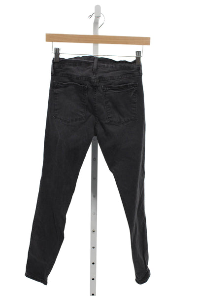 Frame Denim Women Black Skinny Jeans Size 26