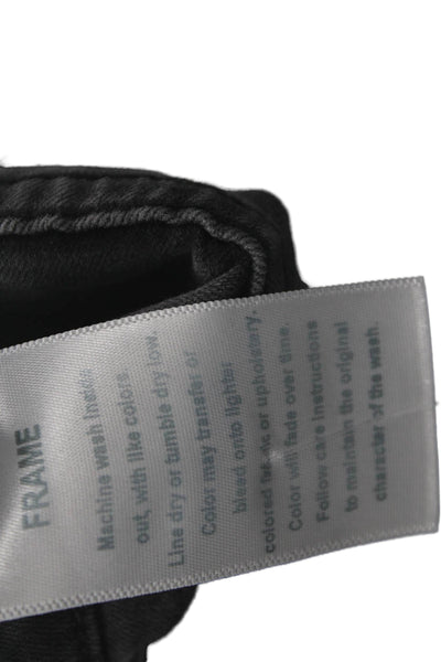 Frame Denim Women Black Skinny Jeans Size 26