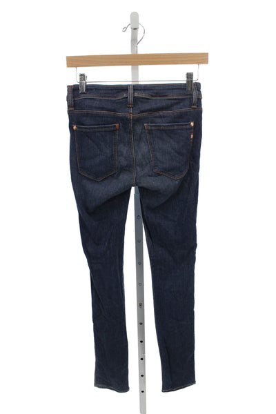 Genetic Denim Women Skinny Jeans Blue Viscose Mid Rise Size 26