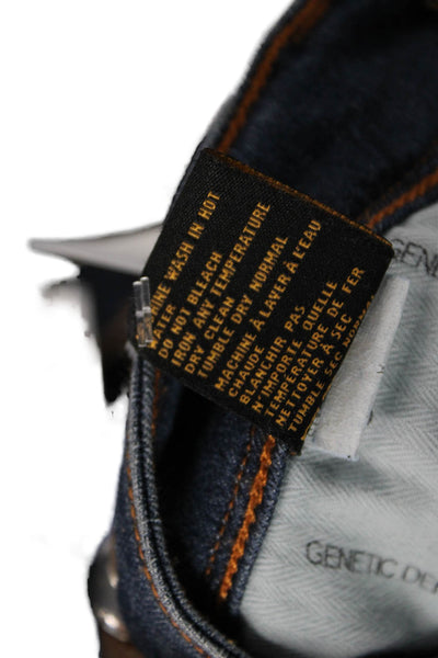 Genetic Denim Women Skinny Jeans Blue Viscose Mid Rise Size 26