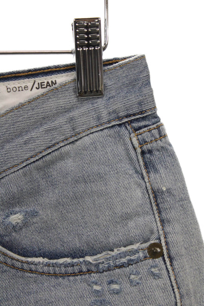 Rag & Bone Jean Womens Blue Cut-Off Cotton Shorts Size 24