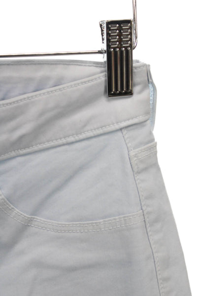 L'Agence Women Skinny Jeans Blue Cotton Blend Button Fly Size 24