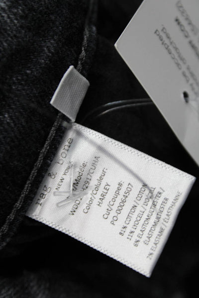Rag & Bone Women Cropped High Waist Gray Cotton Jeans Size 29