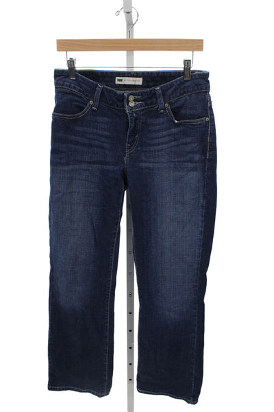Levis Women Jeans Bootcut Blue Cotton Low Rise Size 30