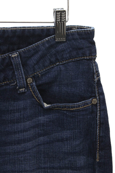 Levis Women Jeans Bootcut Blue Cotton Low Rise Size 30