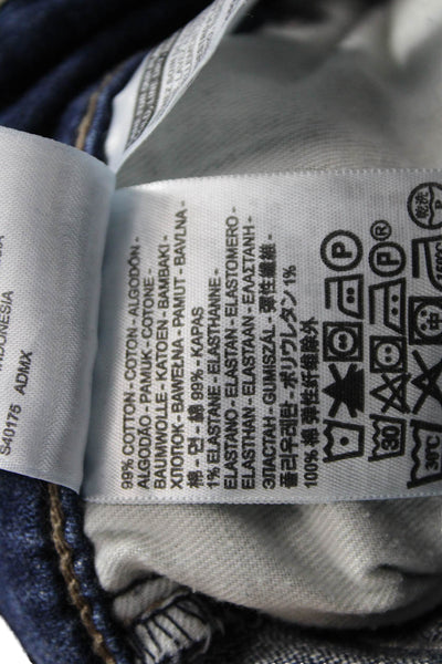 Levis Women Jeans Bootcut Blue Cotton Low Rise Size 30