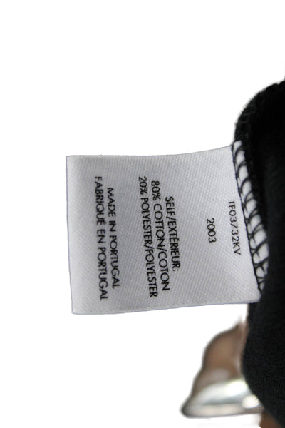 Derek Lam 10 Crosby Women Pullover Sweatshirt Black Long Sleeve Cotton Size L