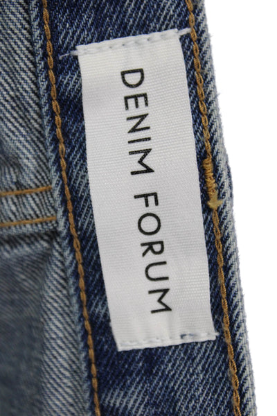 Denim Forum Womens Cut-Off Denim Shorts Blue Size 29