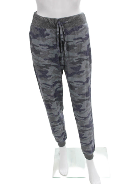 Z Supply Womens Gray Camouflage Rayon Jogger Pants Drawstring Size M