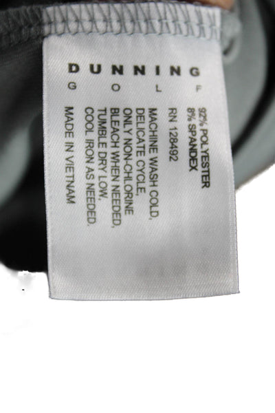 Dunning Mens Basic Casual Gray Polyester Mock Neck Long Sleeve T-Shirt Size XL