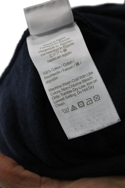 J Crew Unisex Jogger Pants Blue Cotton Drawstring Size L