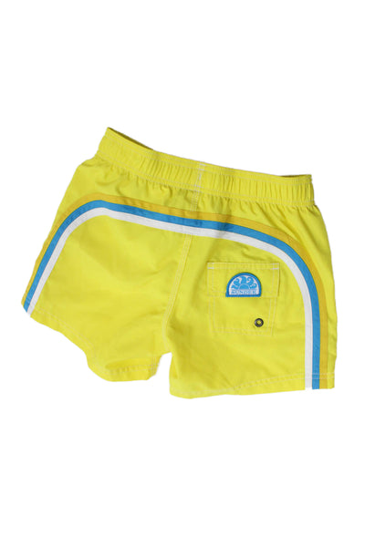 Sundek Childrens Boys Swim Shorts Yellow Blue Size 10