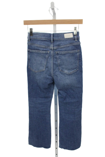 DL1961 Women Bootcut Jeans Blue High Rise Cotton Size 24