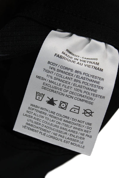 Nike Mens Athletic Shorts Black Polyester Drawstring Size M