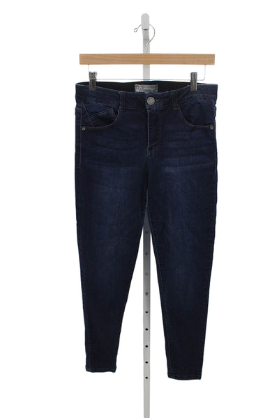 Wit & Wisdom Womens Skinny Jeans Blue Cotton Mid Rise Size 6