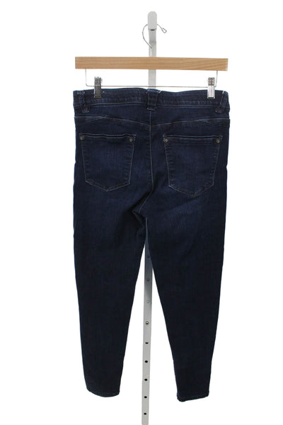 Wit & Wisdom Womens Skinny Jeans Blue Cotton Mid Rise Size 6