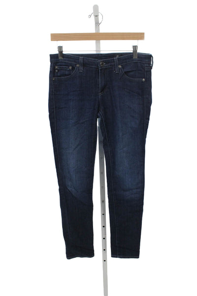 AG Adriano Goldschmied Womens Skinny Jeans Blue Size 28