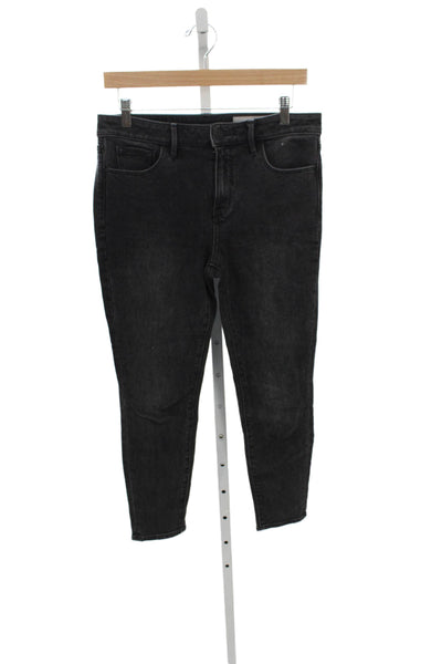 Treasure & Bond Women Skinny Black Jeans Cotton Size 28