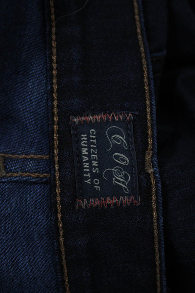 Citizens of Humanity Womens Straight Blue Jeans Size 28